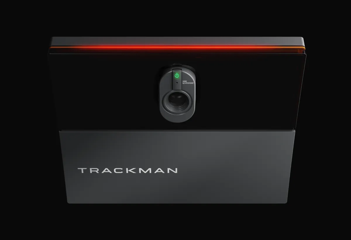 TrackMan iO ceiling-mounted launch monitor